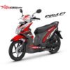 Decal Stiker Honda BeAt Fi White Red Techno
