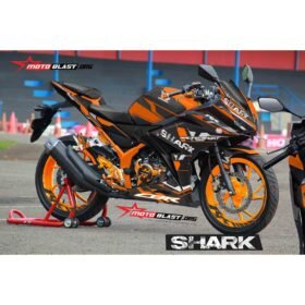Decal Stiker Honda All New CBR150R New Orange SHARK