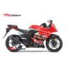 Decal Stiker Kawasaki Ninja 250R Karbu Red Aruba