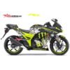 Decal Stiker Kawasaki Ninja 250R Karbu Black Monster Drift