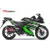 Decal Stiker Kawasaki Ninja 250R Karbu Black Green Graphic