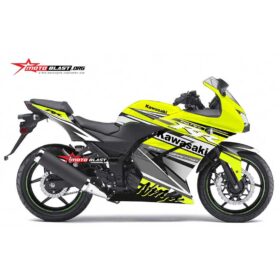 Decal Stiker Kawasaki Ninja 250R Karbu Yellow Sporty