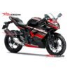 Decal Stiker Kawasaki Ninja 250RR Mono Livery Red WSBK