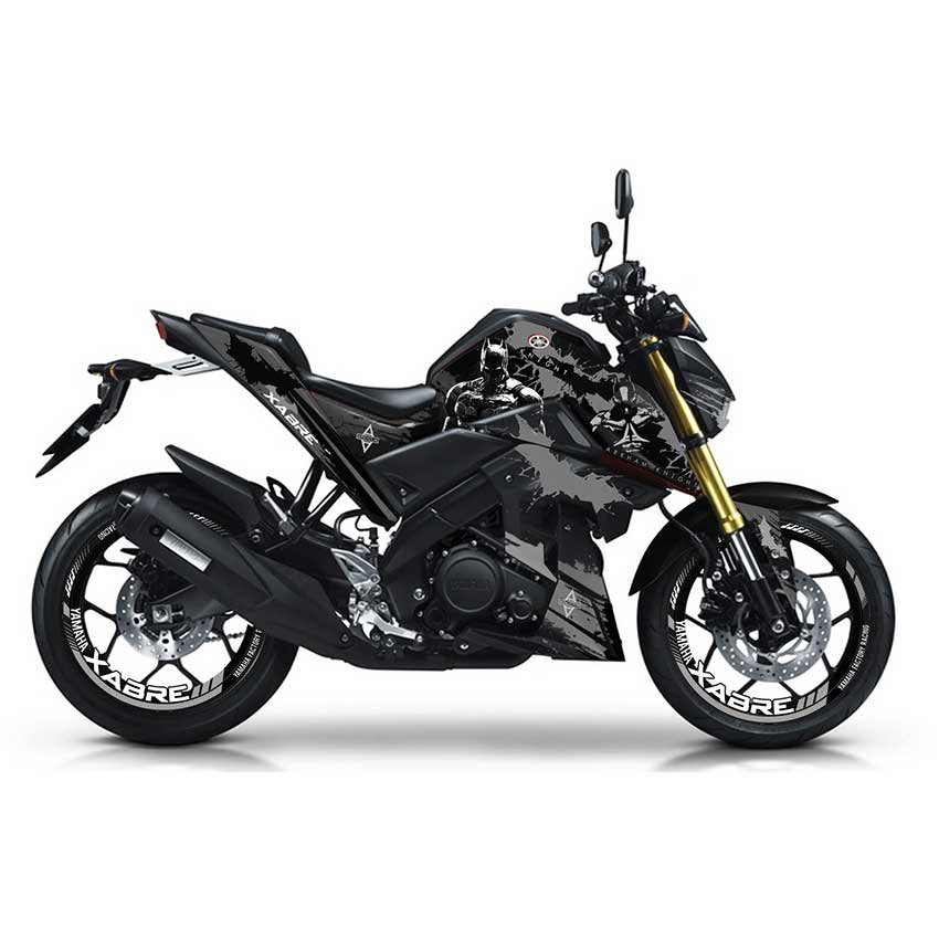 Decal Stiker Yamaha Xabre Batman Arkham City