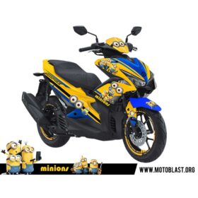Decal Stiker Yamaha Aerox 155 Minion