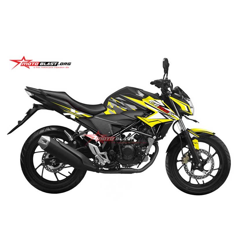 Decal Stiker Honda New CB150 Black TwoTone - Gambar 4