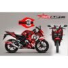 Decal Stiker Honda CBR150R Lokal Red 212