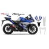 Decal Stiker Yamaha R25 Blue DESMO