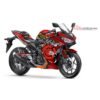 Decal Stiker Yamaha R25 Red Grafity JL99