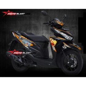 Decal Stiker Honda Vario 150 Black Matte ONEPIECE