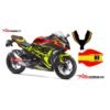 Decal Stiker Kawasaki Ninja 250 Fi Red Yellow Flash