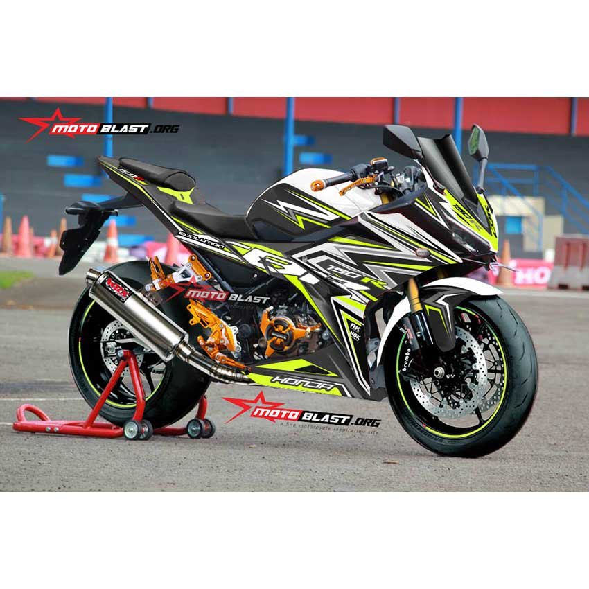 Decal Stiker Honda All New CBR150R Red Thunder - Gambar 8