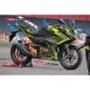 Decal Stiker Honda All New CBR150R Black Green Carbon