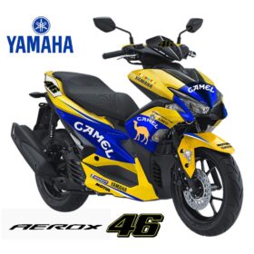 Decal Stiker Yamaha Aerox 155 Yellow Camel