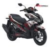 Decal stiker yamaha Aerox 155 white hitech red