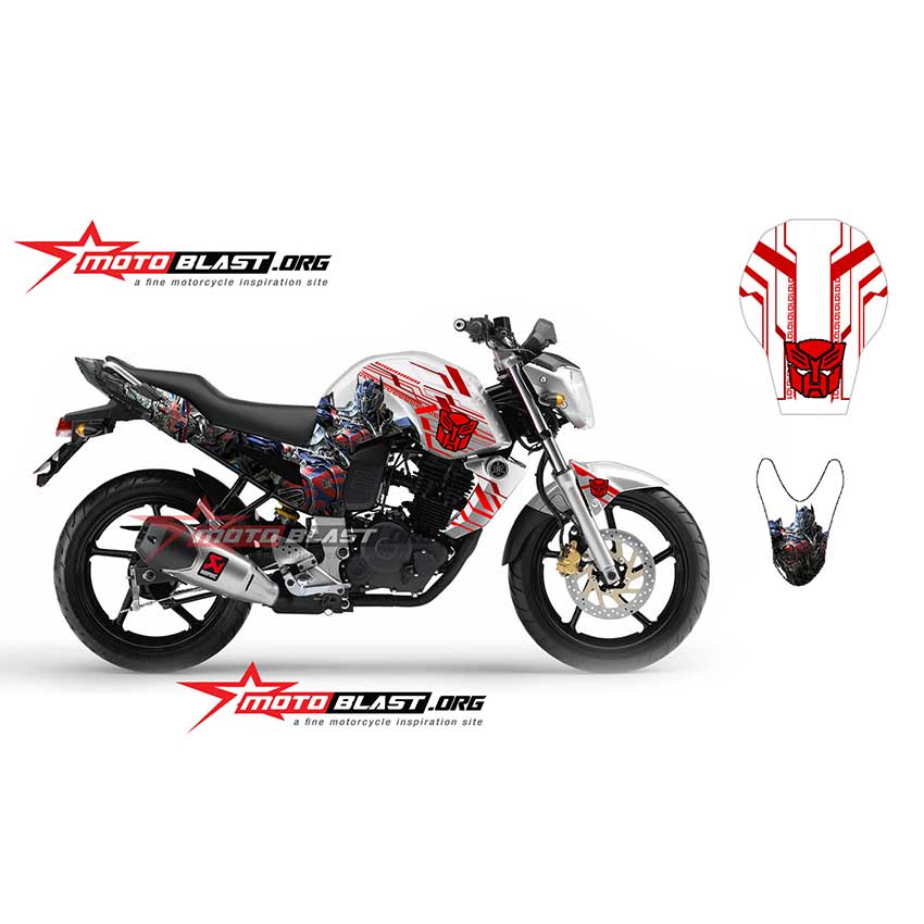  Decal  Stiker Yamaha Byson  Optimus Prime Motoblast iD