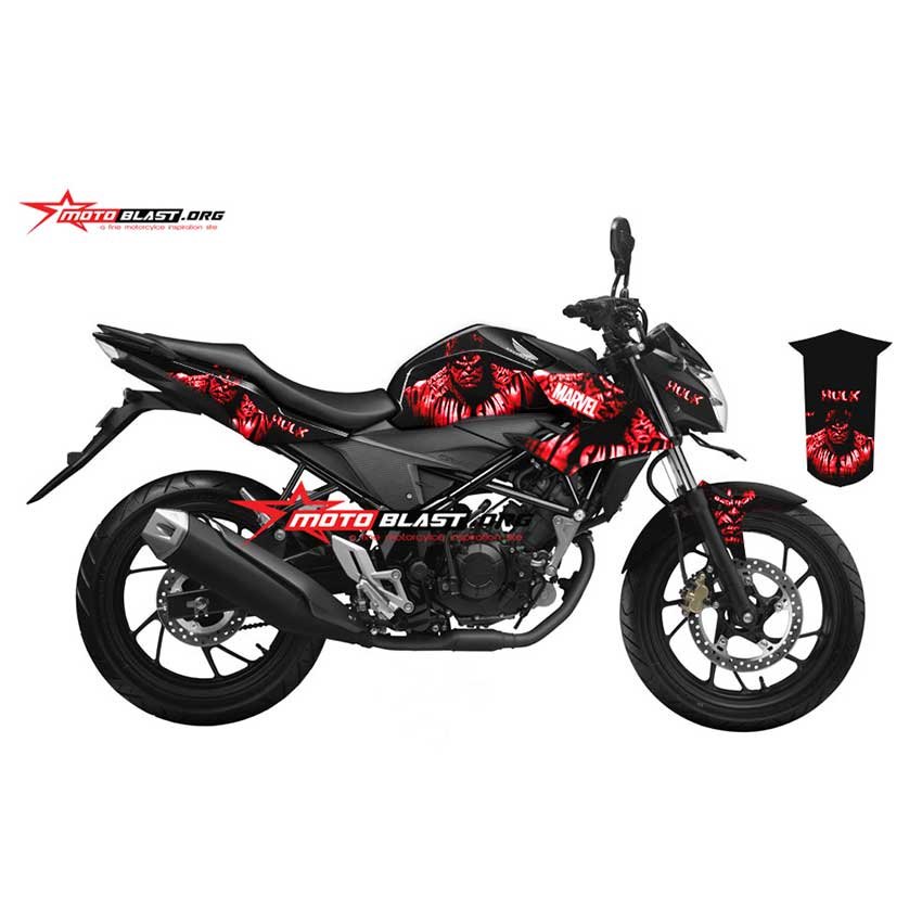 Decal Stiker Honda New CB150 Incredible Hulk - Gambar 2