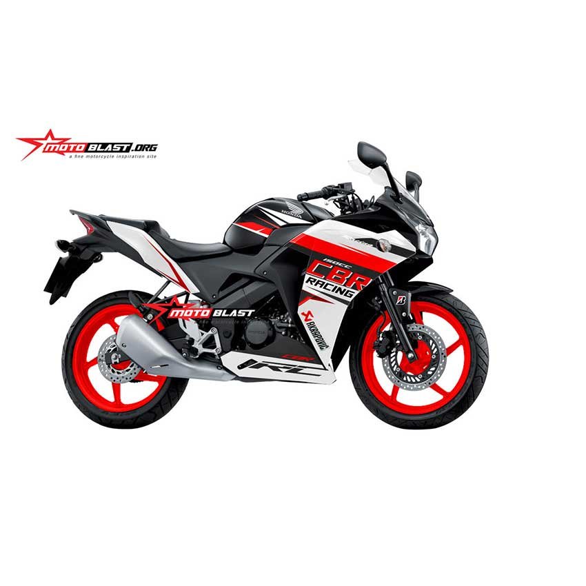 Decal Stiker Honda CBR150R Thailand Black KTM
