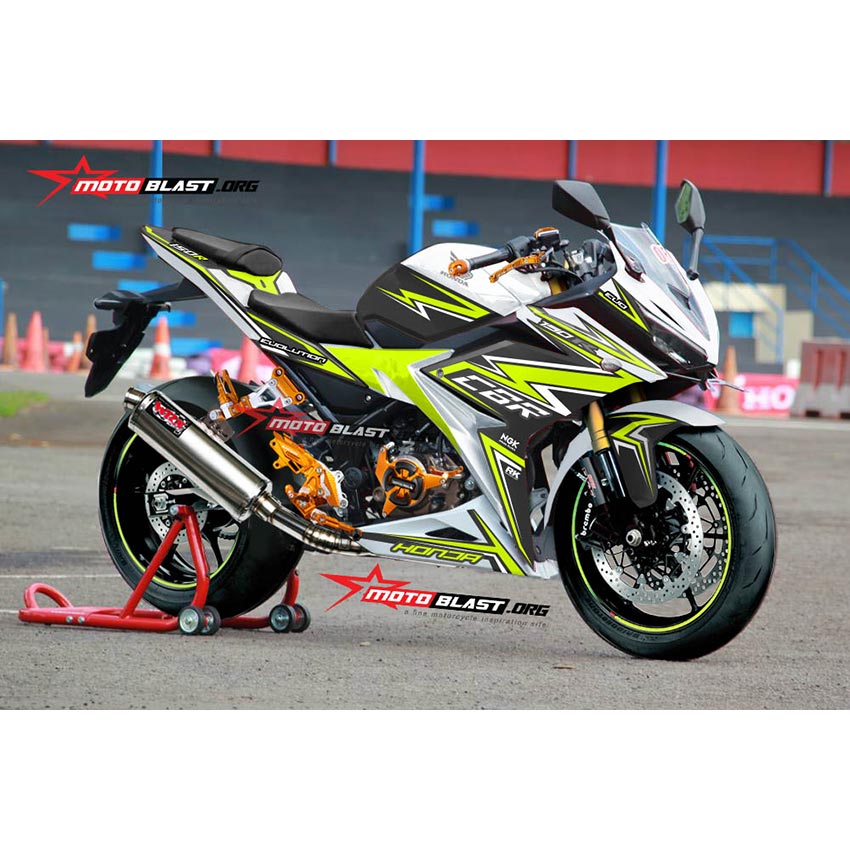 Decal Stiker Honda All New CBR150R Big White Super Thunder - Motoblast.iD