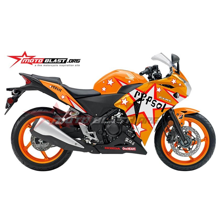 Decal Stiker CBR250R Thailand Repsol