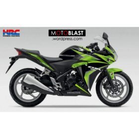 Decal Stiker Honda CBR250R Thailand Black Green