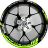 Decal Rim Stiker Aerox 155 Green Lime