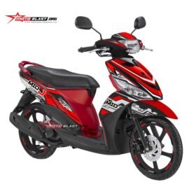 Decal Stiker Yamaha Mio J Red HiTech