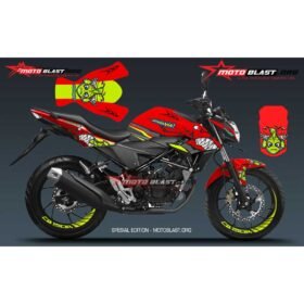 Decal Stiker Honda New CB150R Red AGV Pista Shark