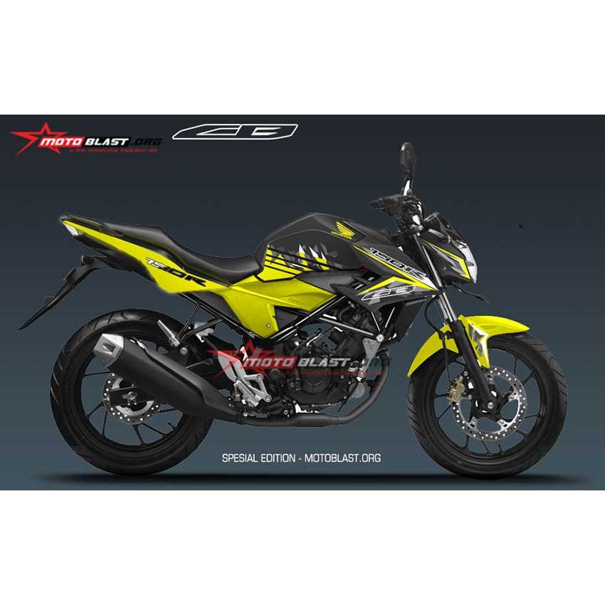 Decal Stiker Honda New CB150R Black Yellow SE