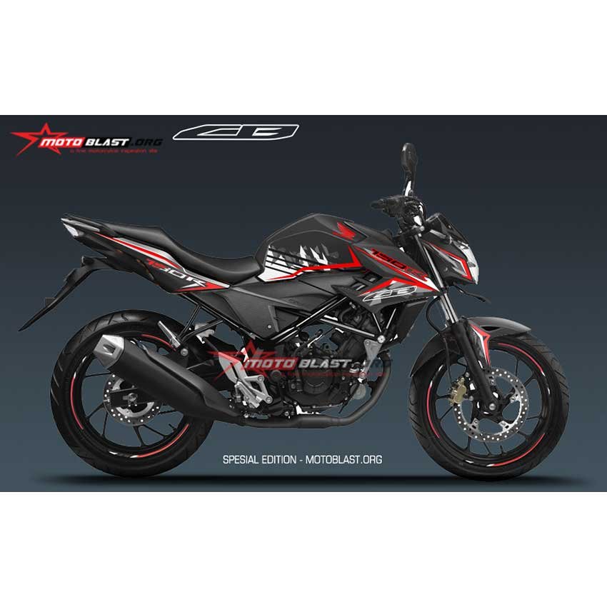 Decal Stiker Honda New CB150 Black SE Spirit - Gambar 2