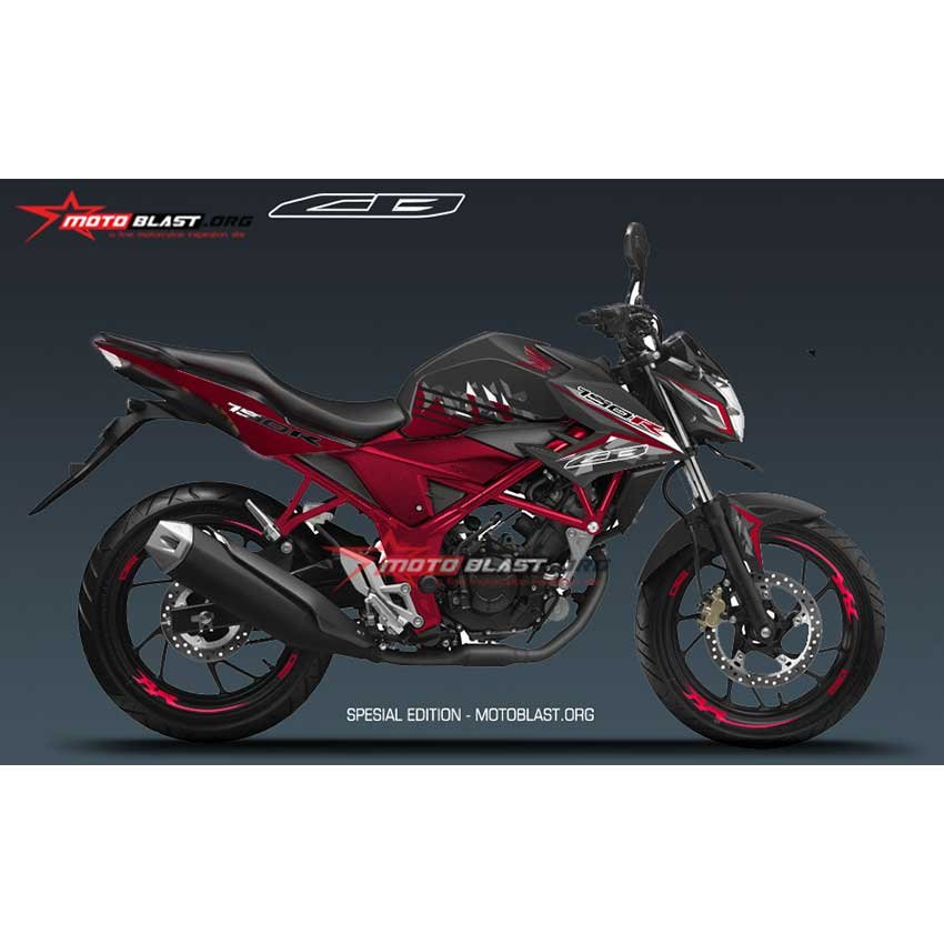 Decal Stiker Honda New CB150 Red Maroon SE - Gambar 4