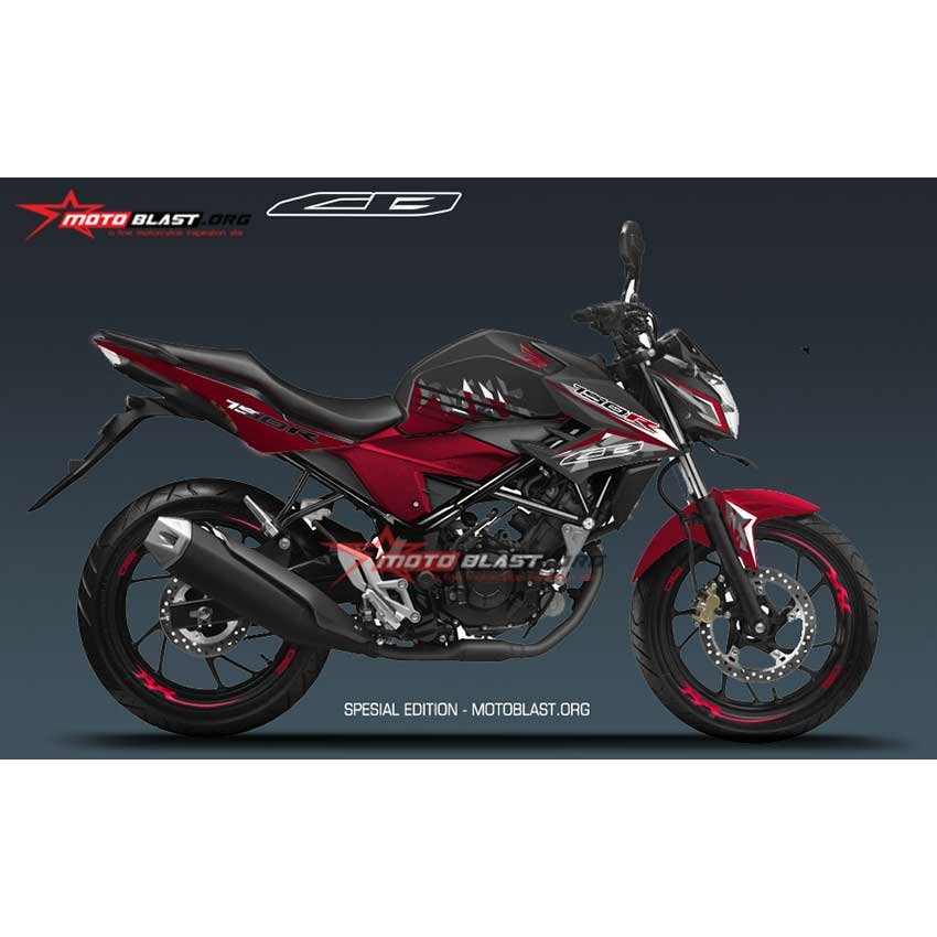 Decal Stiker Honda New CB150 Red Maroon SE - Gambar 2