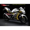 Decal Stiker Kawasaki Ninja 250 Fi White Super Carbon