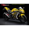Decal Stiker Kawasaki Ninja 250 FI Yellow Funky