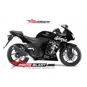 Decal Stiker Kawasaki Ninja 250R Karbu Black Jack Daniel