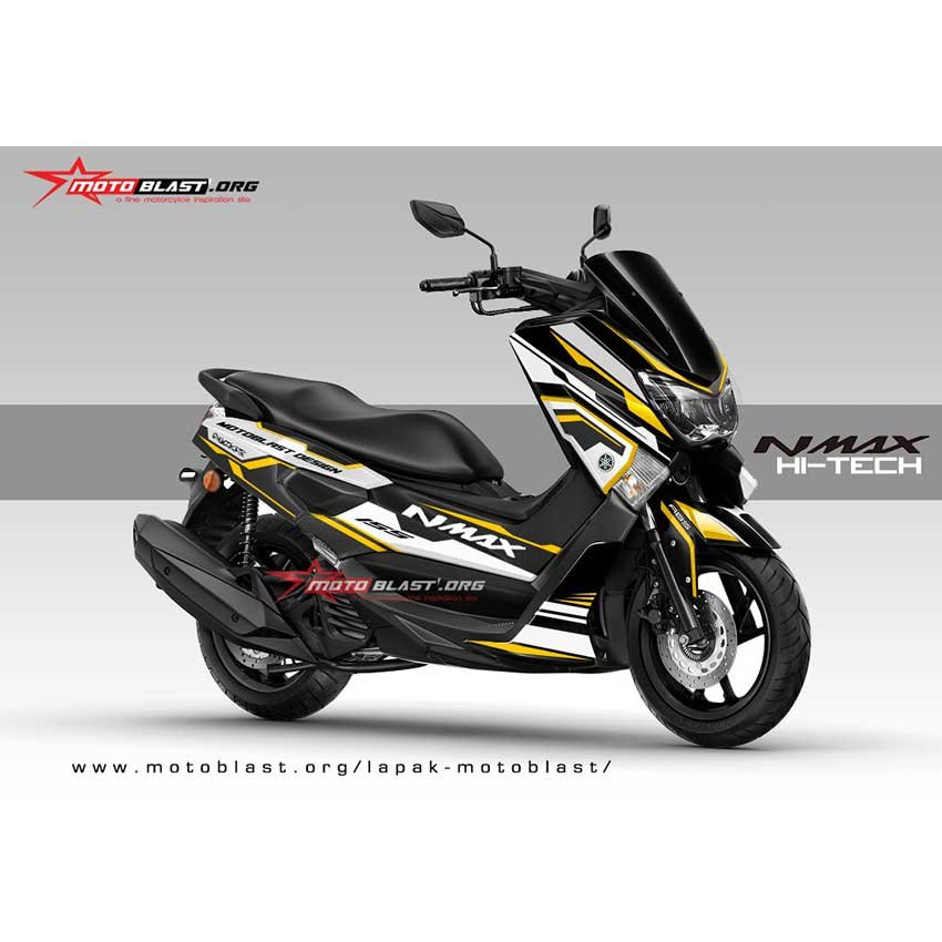 Decal Stiker Yamaha NMAX HiTech V2 - Gambar 4