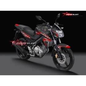 Decal Stiker Yamaha Vixion Lightning Black Slash