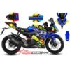 Decal Stiker Yamaha YZF R15 Blue SunMoon