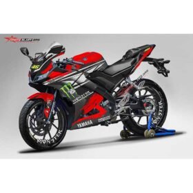 Decal Stiker Yamaha R15 V3 Red Monster Energy