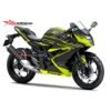 Decal Stiker Kawasaki Ninja 250RR Mono Black Yellow Carbon
