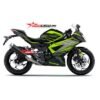 Decal Stiker Kawasaki Ninja 250RR Mono Black Greenlime HiTech