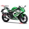 Decal Stiker Kawasaki Ninja 250 RR Mono Green Thunder