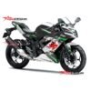 Decal Stiker Kawasaki Ninja 250 RR Mono Black White Kanji Dragon