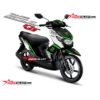 Decal Stiker Yamaha Mio Soul GT Black white monster