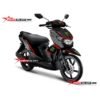 Decal Stiker Yamaha Mio Soul GT Black Silver monster
