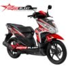 Decal Stiker Honda Vario 110 Techno White Red Thunder