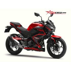 Decal Stiker Kawasaki Z250 Black Elegant