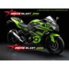 Decal Stiker Kawasaki Ninja 250 Fi Black Green Plus