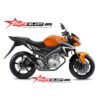 Decal Stiker Yamaha Vixion Lightning Orange Fresh