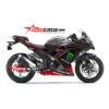 Decal Stiker Kawasaki Ninja 250 Silver Monster